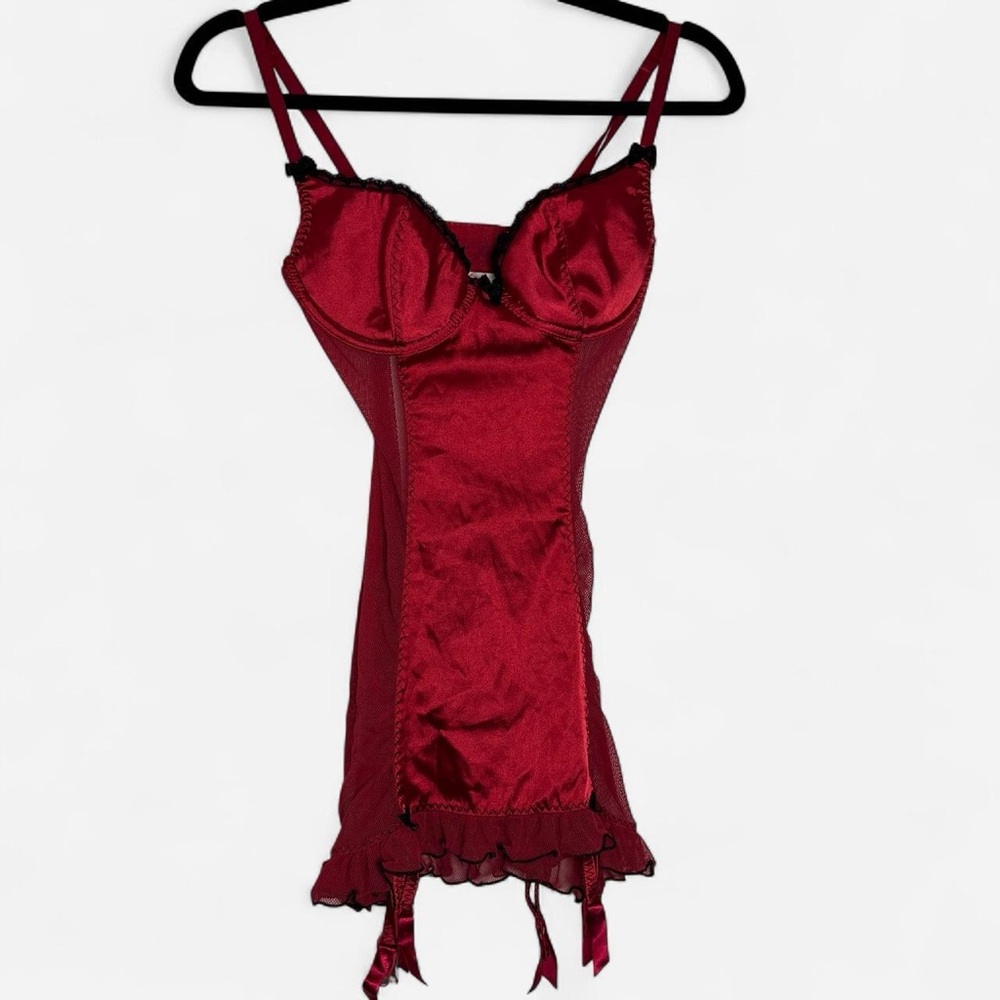 Red and Black Lingerie Dress